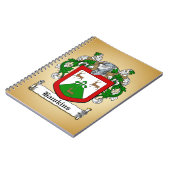 Hawkins Coat of Arms Notitieboek (Linkerzijde)