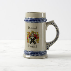 Hawkins Coat of Arms Stein / Hawkins Crest Stein Bierpul