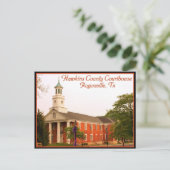 Hawkins County Courthouse - Rogersville, TN Briefkaart (Staand voorkant)