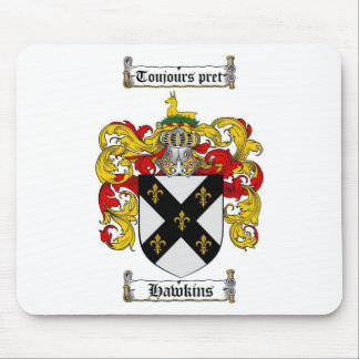HAWKINS FAMILIE CREST - HAWKINSCOAT VAN WAPENS MUISMAT