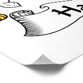 Hawkins Family Crest Poster (Hoek)