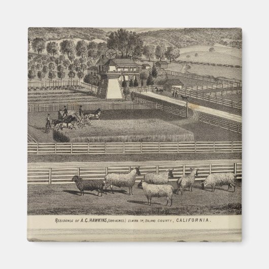 Hawkins, Mayes residences Magneet (Voorkant)