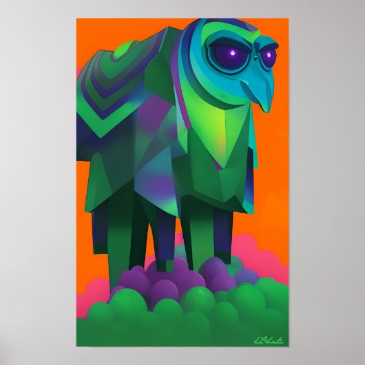 Hawkish Ken Gage Fantasy Poster (Voorkant)