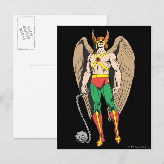 Hawkman Briefkaart (Voorkant / Achterkant)