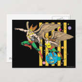 Hawkman en Hawkwoman Briefkaart (Voorkant / Achterkant)