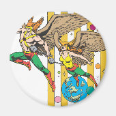 Hawkman en Hawkwoman Magneet (Voorkant)