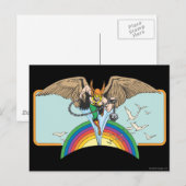 Hawkman Flies Thru Sky Briefkaart (Voorkant / Achterkant)