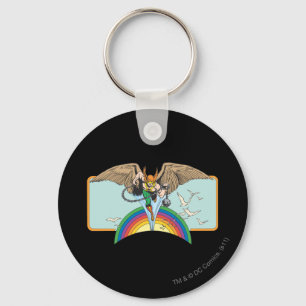 Hawkman Flies Thru Sky Sleutelhanger