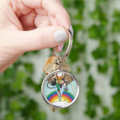 Hawkman Flies Thru Sky Sleutelhanger (Hand)