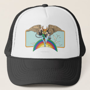 Hawkman Flies Thru Sky Trucker Pet