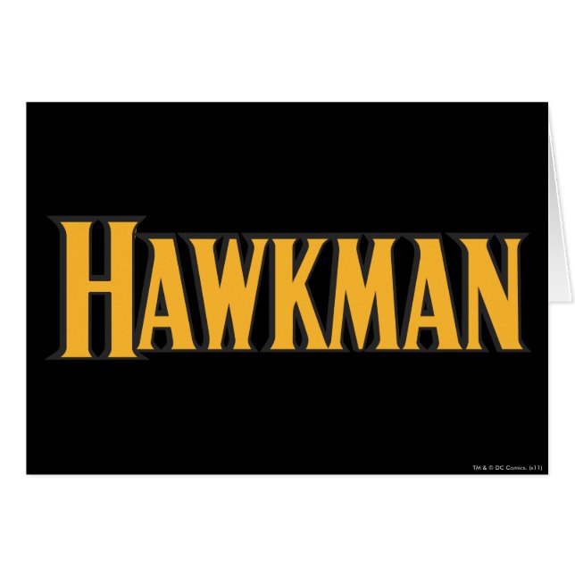 Hawkman Logo (Voorkant Horizontaal)