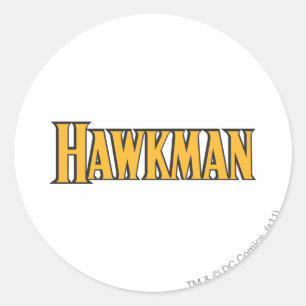 Hawkman Logo Ronde Sticker