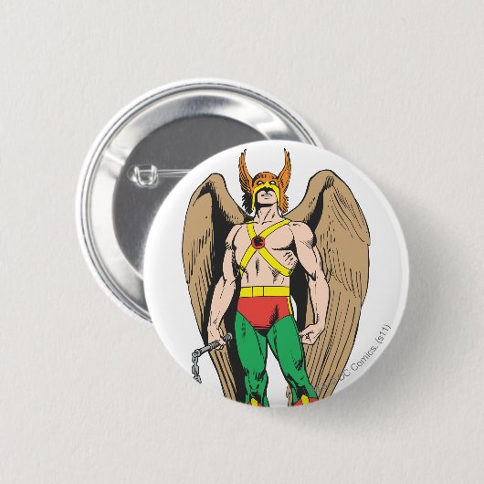 Hawkman Ronde Button 5,7 Cm (Voorkant /achterkant)