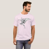 Hawkman Soaring Outline T-shirt (Voorkant volledig)