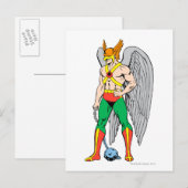Hawkman Standing Pose Briefkaart (Voorkant / Achterkant)