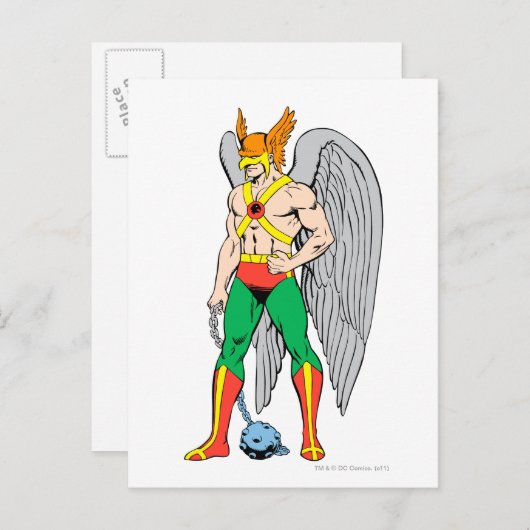 Hawkman Standing Pose Briefkaart (Voorkant / Achterkant)