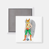 Hawkman Standing Pose Magneet (Voorkant / Achterkant)