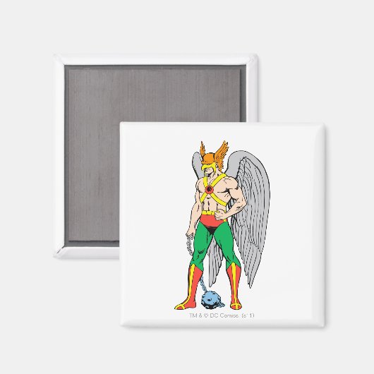 Hawkman Standing Pose Magneet (Voorkant / Achterkant)