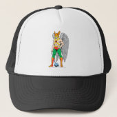 Hawkman Standing Pose Trucker Pet (Voorkant)