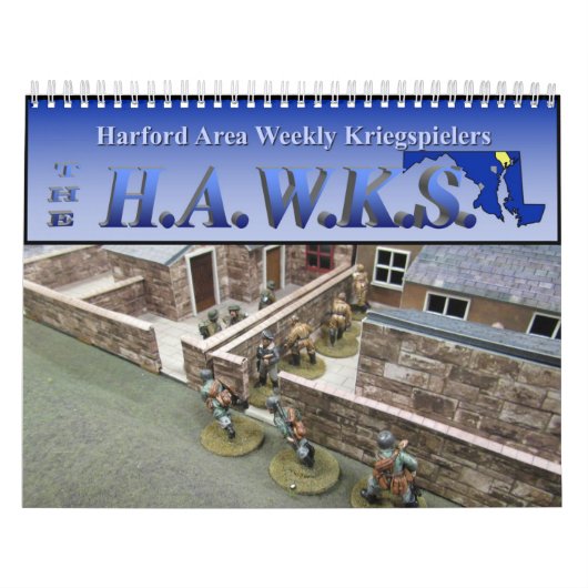 HAWKs 2019 Miniaturen Wandkalender voor games Kalender (Hoes)
