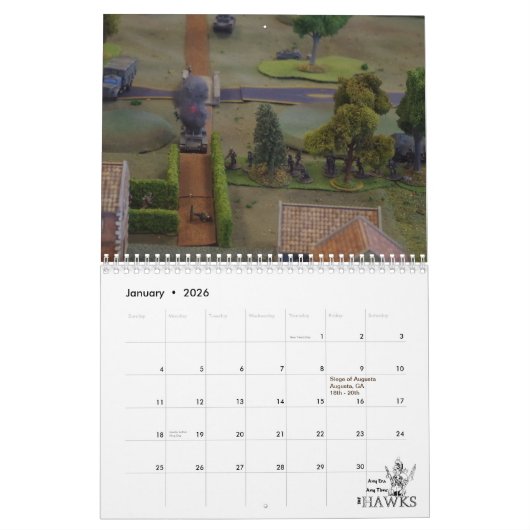HAWKs 2019 Miniaturen Wandkalender voor games Kalender