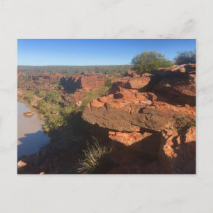 Hawks Head, Kalbarri, Western Australië Briefkaart