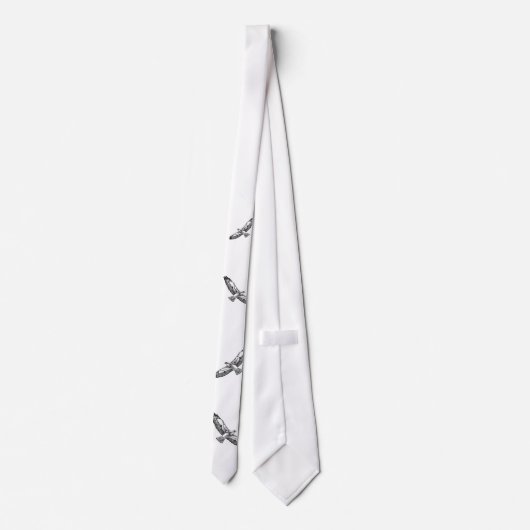 Hawks in vlucht stropdas (Achterkant)