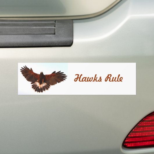 Hawks Rule Bumpersticker (Op auto)
