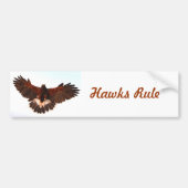 Hawks Rule Bumpersticker (Voorkant)