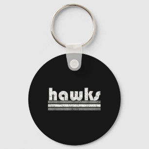 Hawks School Spirit Pep Rally Game Sport Grijs Sleutelhanger
