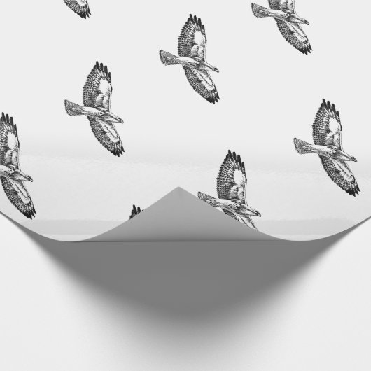 Hawks Wrapping Paper Cadeaupapier (Hoek)