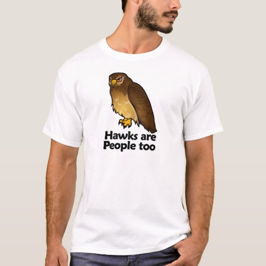 Hawks zijn ook mensen t-shirt (Voorkant)