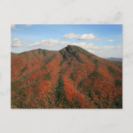 Hawksbill Mountain in Herfst, Linville Gorge, NC Briefkaart