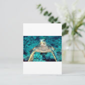 Hawksbill Turtle Briefkaart (Staand voorkant)