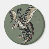 HawksBill Warrior Magneet (Voorkant)