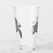 Hawksbill Zee Turtle Glass Tumbler (Links)