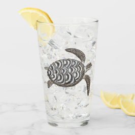 Hawksbill Zee Turtle Glass Tumbler