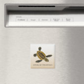 Hawksbill Zee Turtle Hatchling Magnet (Insitu (Vaatwasser))