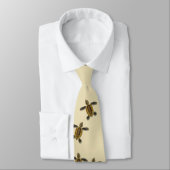 Hawksbill Zee Turtle Hatchlings Necktie Stropdas (Gebonden)