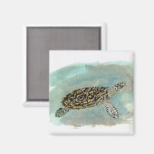 Hawksbill Zee Turtle Magneet (Voorkant / Achterkant)