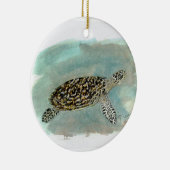 Hawksbill Zee Turtle ornament (Rechts)