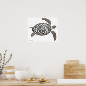 Hawksbill Zee Turtle Print (Keuken)