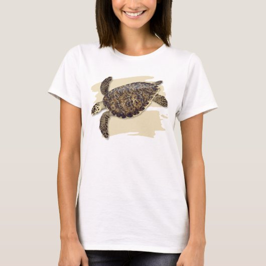 Hawksbill Zee Turtle T-shirt (Voorkant)