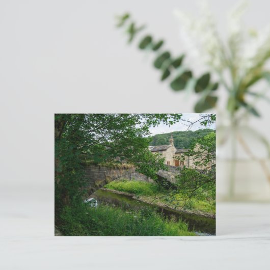 Hawksclough Bridge, Mytholmroyd Briefkaart (Staand voorkant)