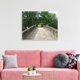 Hawksclough Bridge, Mytholmroyd Canvas Afdruk