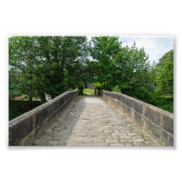 Hawksclough Bridge, Mytholmroyd Foto Afdruk