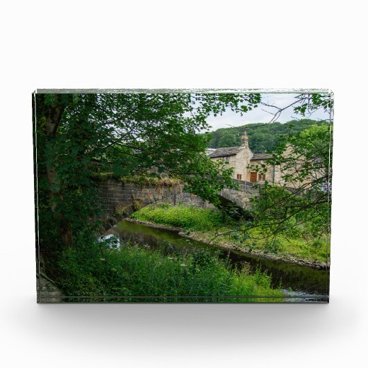 Hawksclough Bridge, Mytholmroyd Fotoblokken (Voorkant)