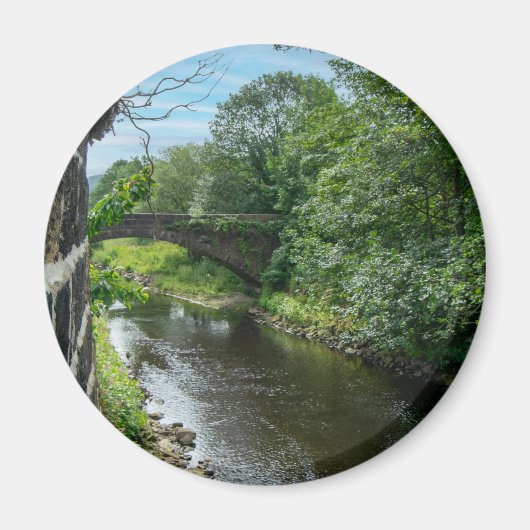 Hawksclough Bridge over the River Calder Magneet (Voorkant)
