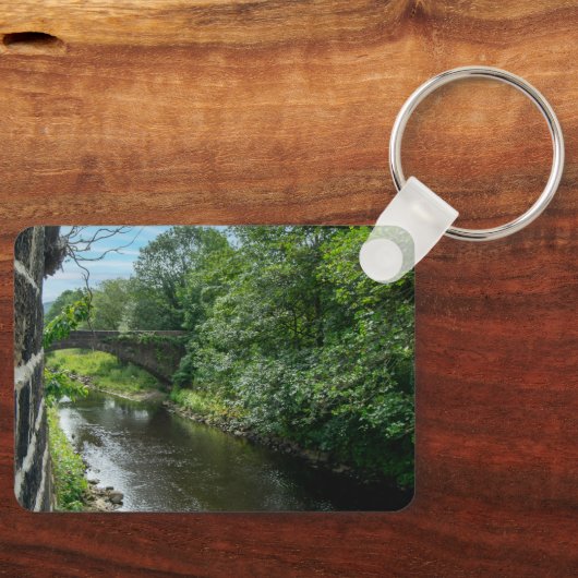 Hawksclough Bridge over the River Calder Sleutelhanger (Voorkant)