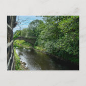 Hawksclough-brug over de rivier de Calder Briefkaart (Voorkant)